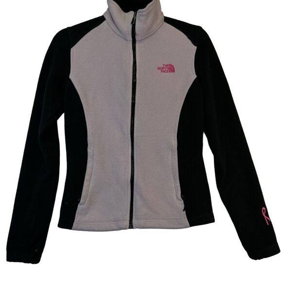 The North Face Osito Breast Cancer Awareness Fleece Zip-up Jacket xs - Picture 3 of 15